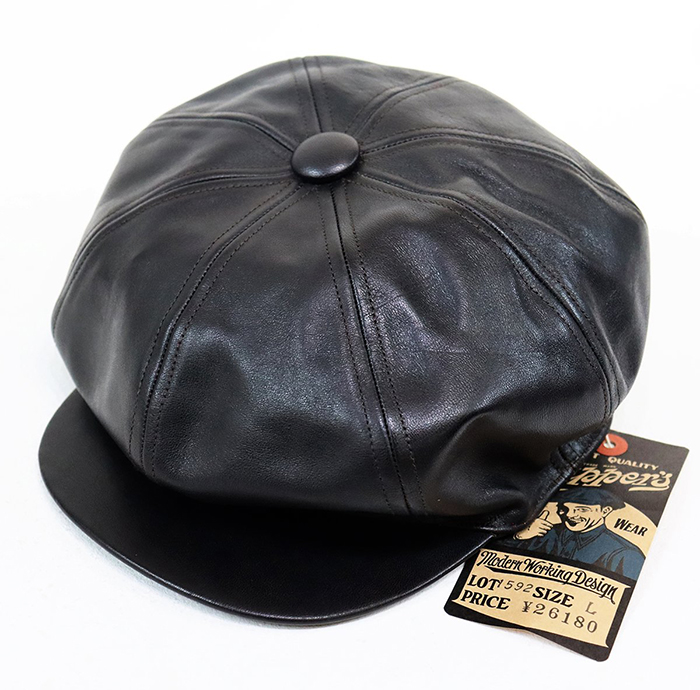 ダッパーズ 40's Style Horsehide Leather Casquette / ホースハイド